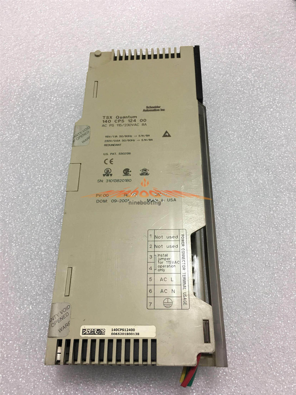 1PCS USED 140CPS12400 PLC Module 140 CPS12400 Tested