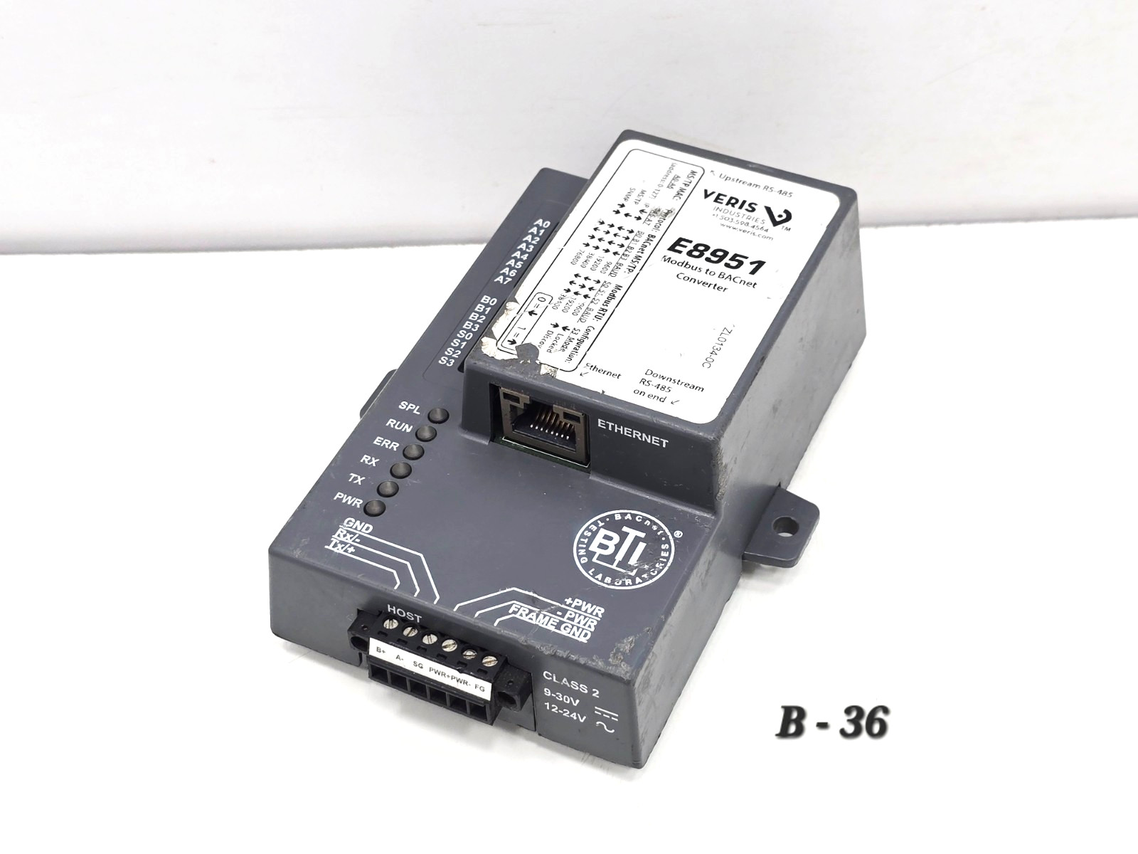E8951 VERIS MODBUS-TO-BACNET PROTOCOL CONVERTER