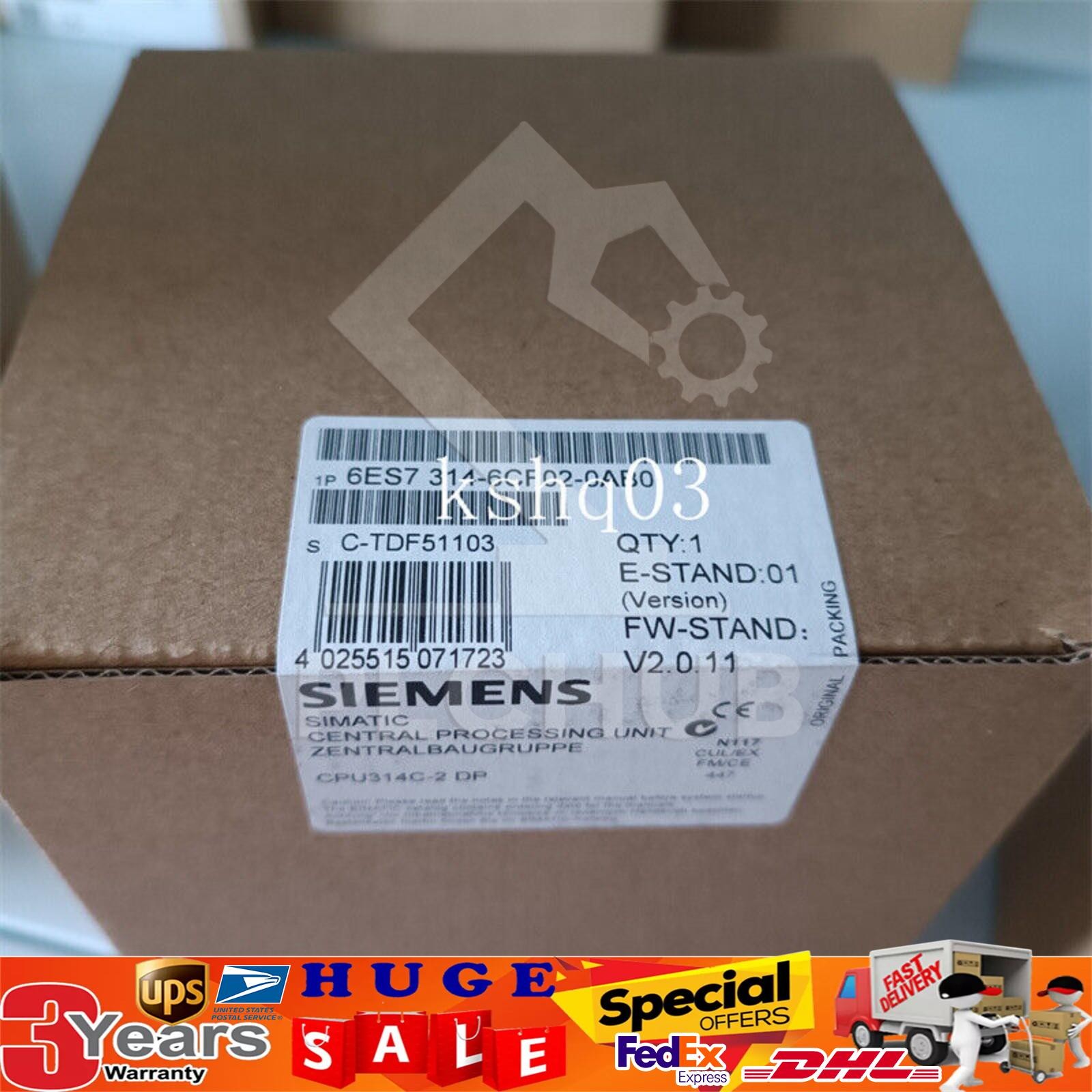 NEW Siemens 6ES7314-6CF02-0AB0 in box 6ES7 314-6CF02-0AB0