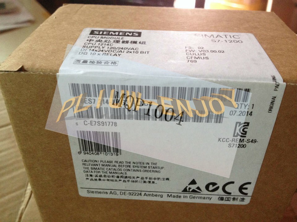 1PCS NEW SIEMENS 6ES7 214-1BG31-0XB0 6ES7214-1BG31-0XB0