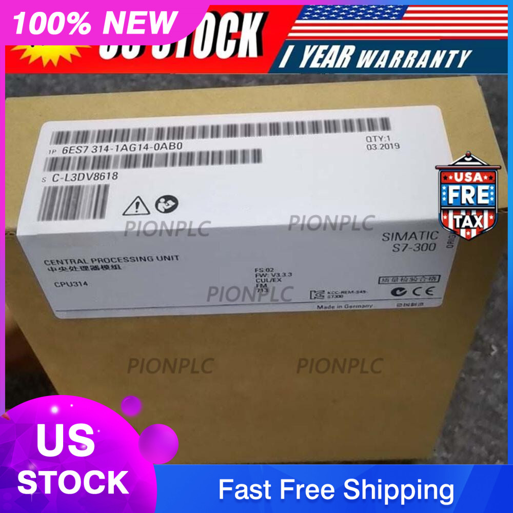 For Siemens 6ES7314-1AG14-0AB0 6ES7 314-1AG14-0AB0 CPU Module in Box