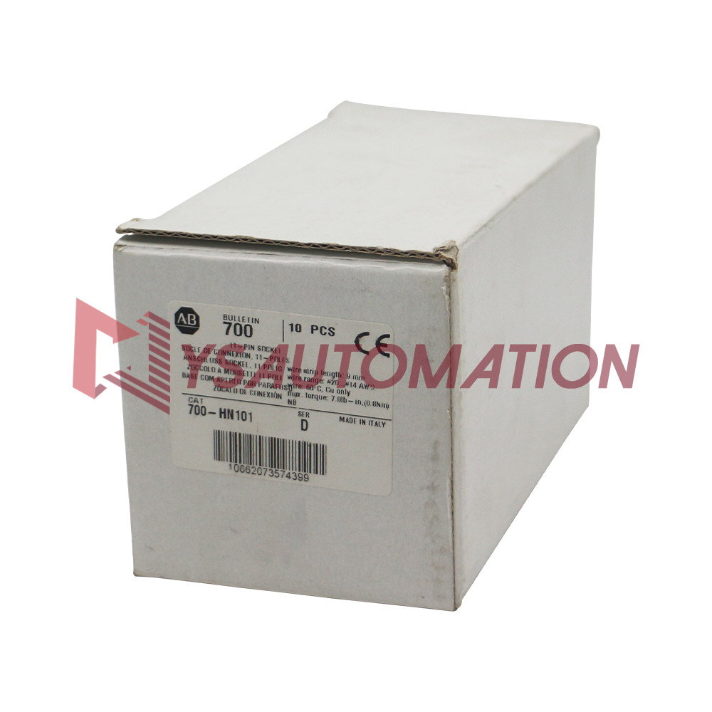 Factory Sealed 10PCS 700-HN101 Allen Bradley 11 Pin Tube Based Relay Socket Pack
