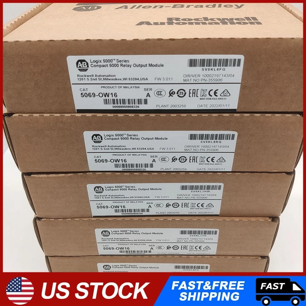New Factory Sealed AB 5069-OW16 Compact 5000 Relay Output Module 5069OW16