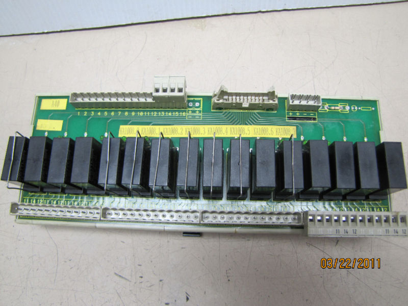 WIELAND BAMBERG WEB 1001 99.823.5257.0 MODULE W/ RELAYS