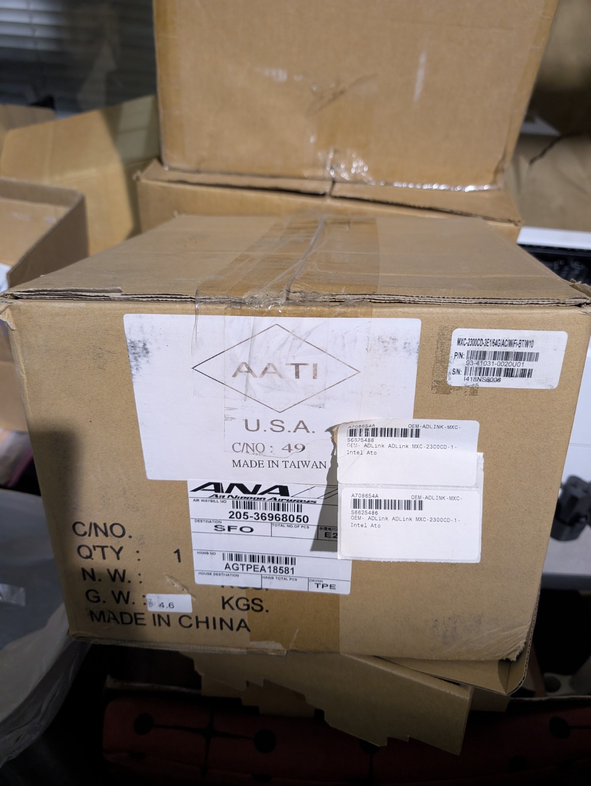 ADLINK MXC-2300CD-3E1 Intel Atom E3845 Processor; 1.91 GHz; 64GB RARE OPEN BOX