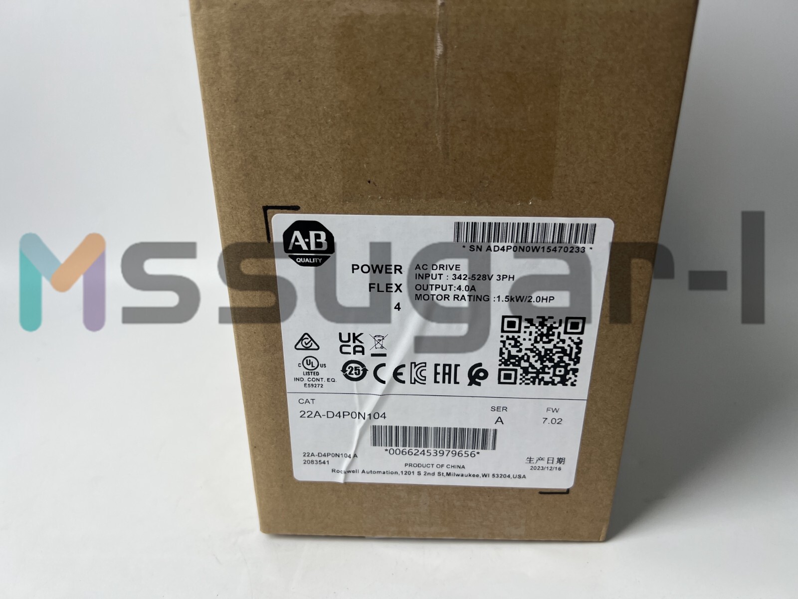 1PC NEW In BOX 22A-D4P0N104 1.5KW 22AD4P0N104 22A-D4PON104 Inverter