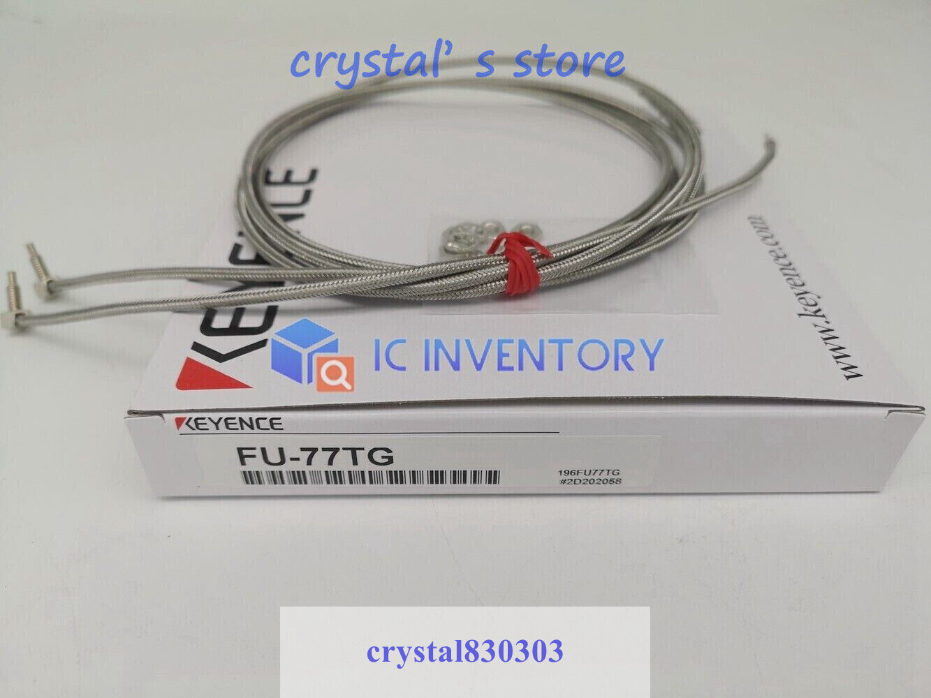 1PCS New in box KEYENCE Transmissive Fiber Optic Sensor FU-77TG FU77TG