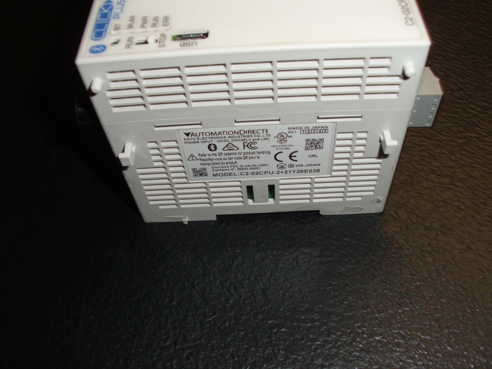 AUTOMATION DIRECT Click Plus PLC C2-02CPU-2 with C2-08D2-4VC & C2-14D2 Modules