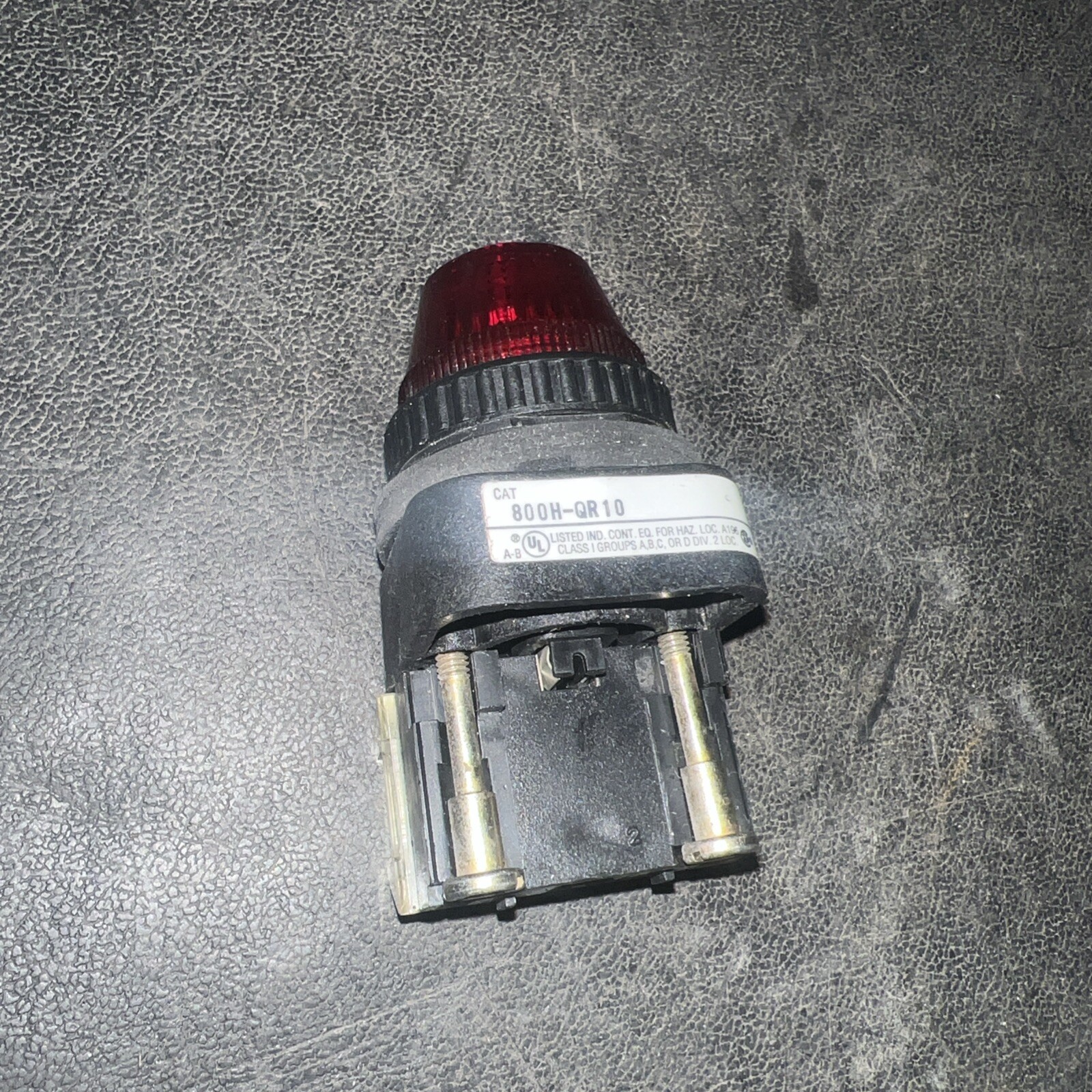 Allen-Bradley 800H-QR10R Pilot Light Red Lens