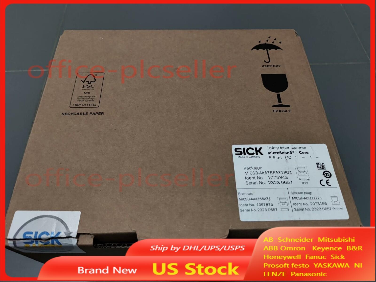 One Sick MICS3-AAAZ55AZ1P01 laser scanner New MICS3AAAZ55AZ1P01