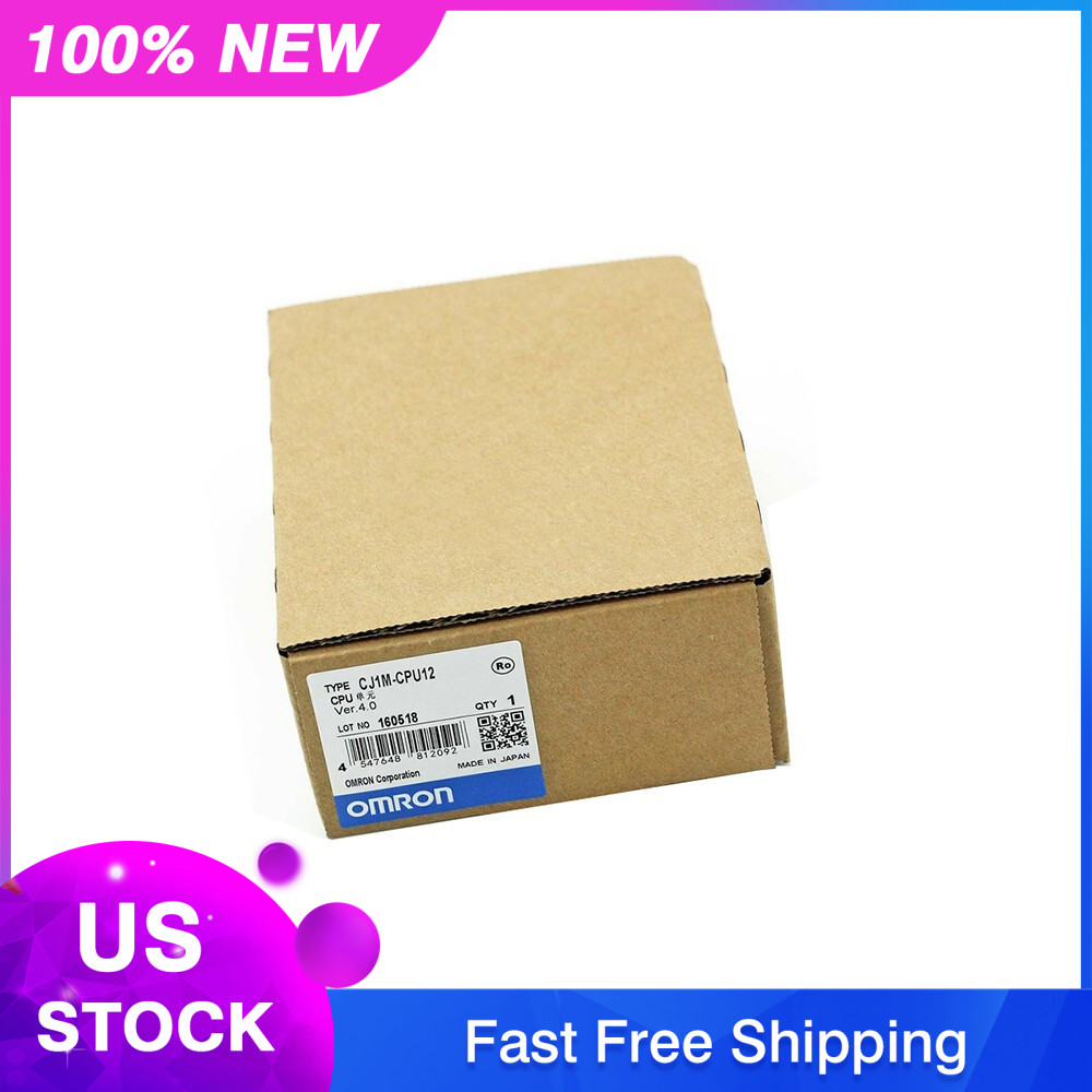 NEW OMRON CJ1M-CPU12 PLC Module US Free TAX
