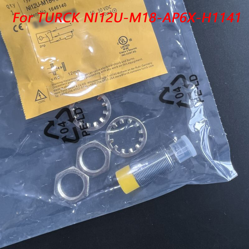 For Turck Inductive Proximity Switch Sensor NI12U-M18-AP6X-H1141 10-30VDC 200mA