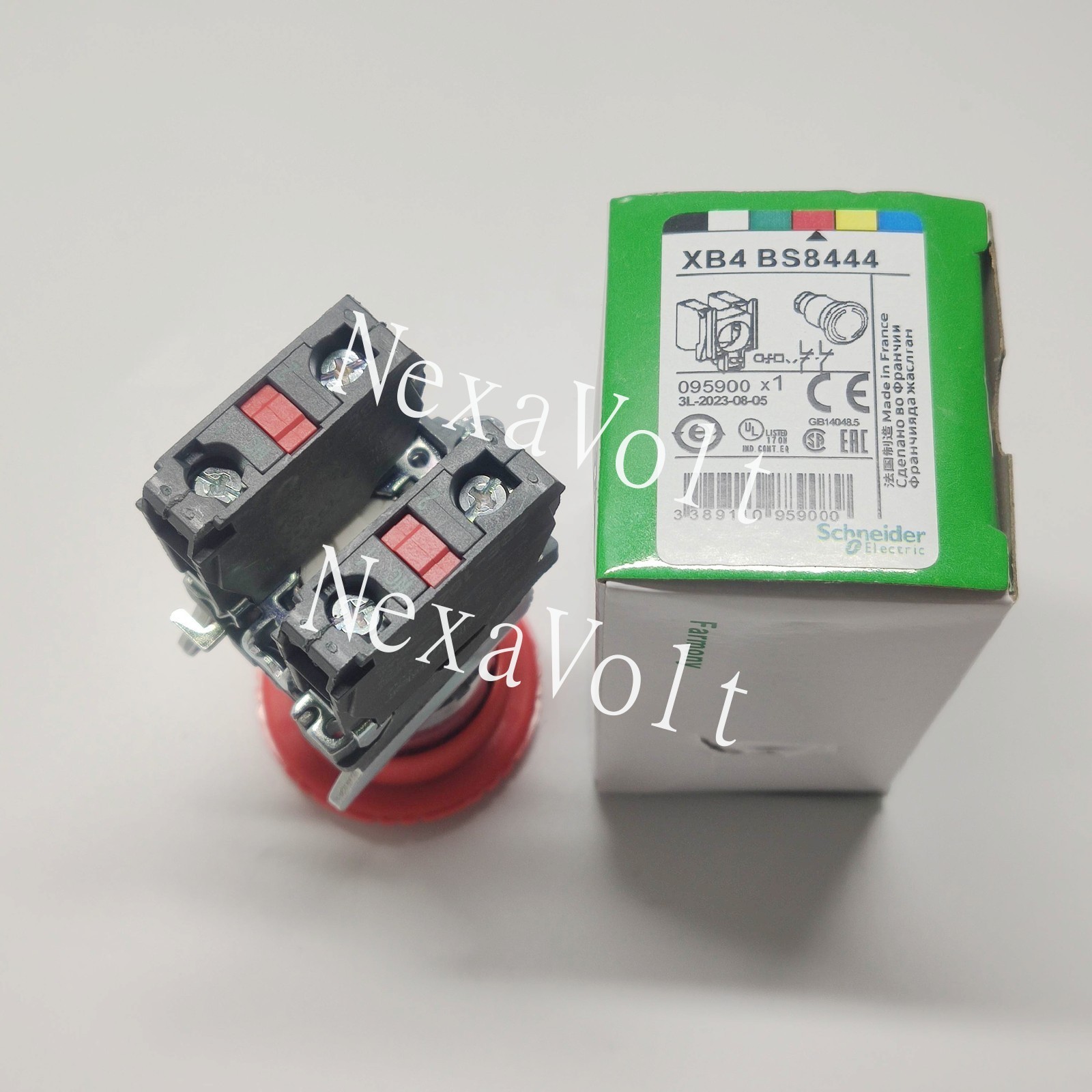 1PCS emergency stop button switch XB4BS8444 XB4 BS844