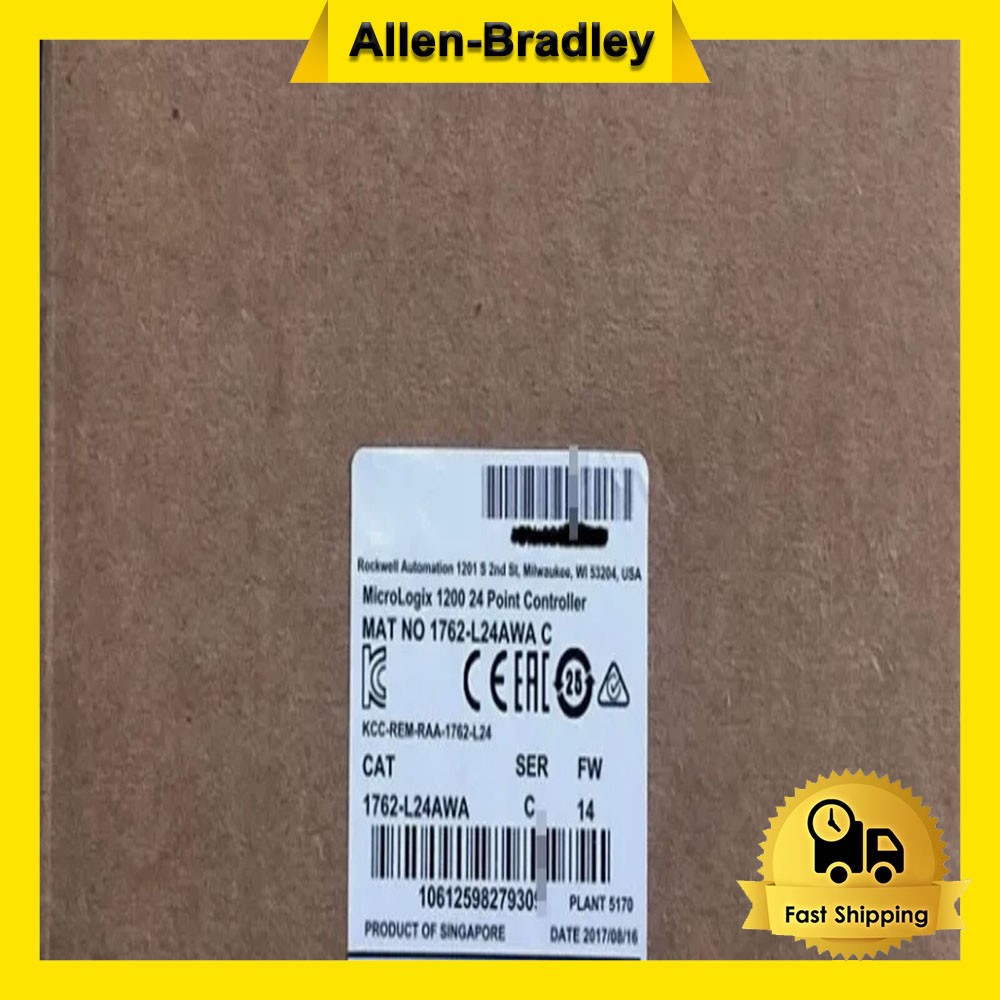 Brand New AB 1762-L24AWA SER C MicroLogix 1200 24 Point Controller