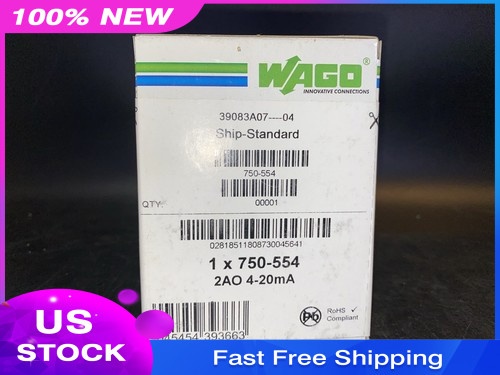1PCS Original New WAGO 750-554 Module 750-554 SEALED!