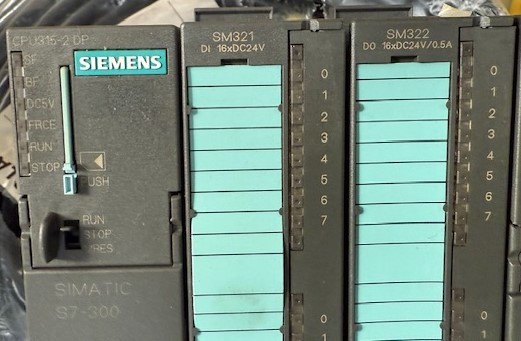 Siemens 6ES7315-2AH14-0AB0 SPS-Zentralbaugruppe 315 2DP + 6ES7953-8LG11-0AA0 MMC