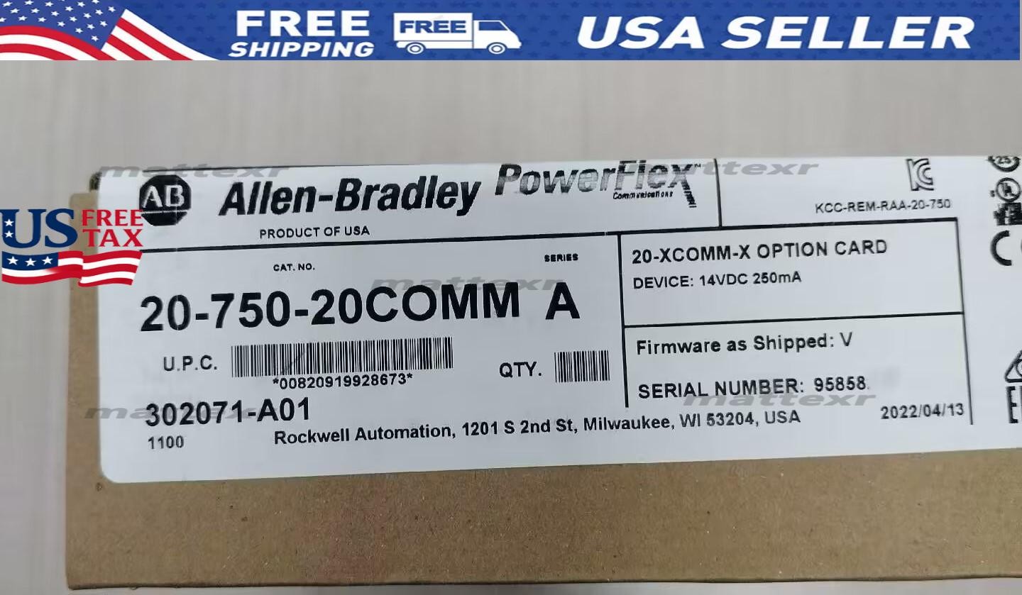 ALLEN-BRADLEY 20-750-20COMM SER A OPTION CARD 14VDC 250mA NEW IN BOX
