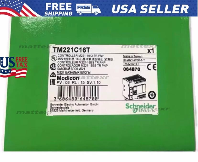 1PC Schneider TM221C16T PLC Module TM221C16T New In Box Free Fast Shipping