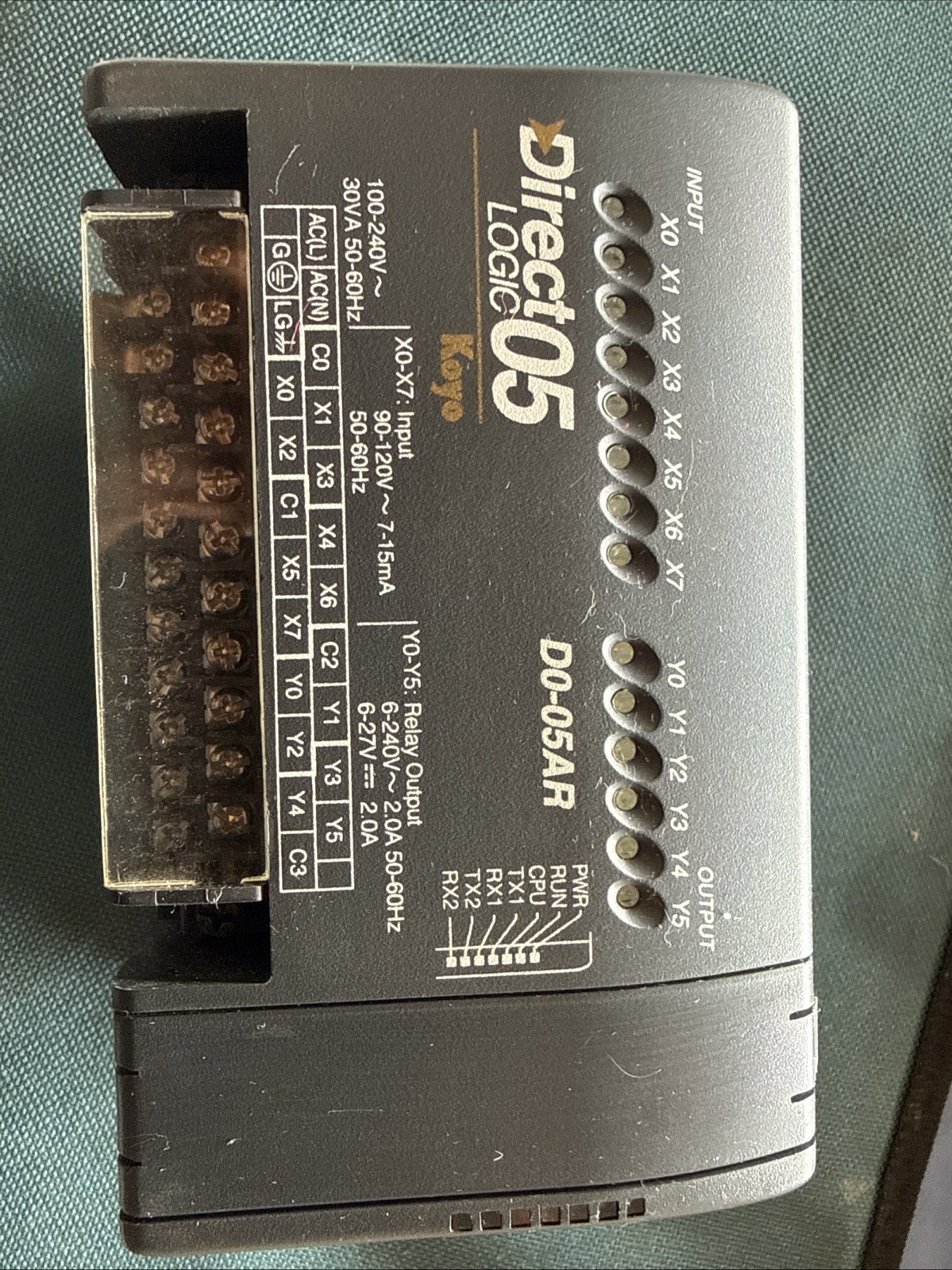 AUTOMATION DIRECT D0-05AR DIRECT LOGIC 100-240V 30VA 50/60Hz No Box