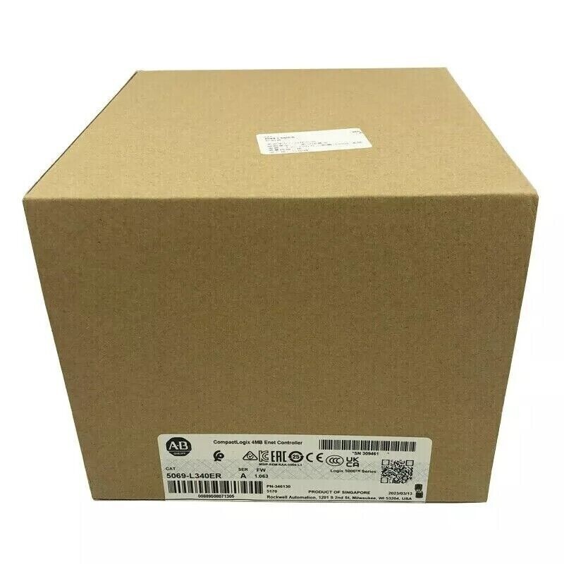 Factory Sealed AB 5069-L340ER FW 1.063 ENET Controller 5069L340ER US Free Tax