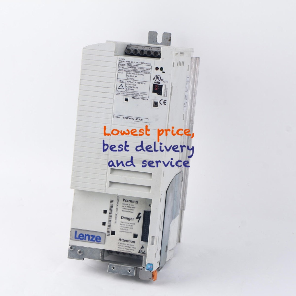 1PC USED LENZE E82EV402_4C200 SERVO INVERTER E82EV402K4C200 Fast shipping