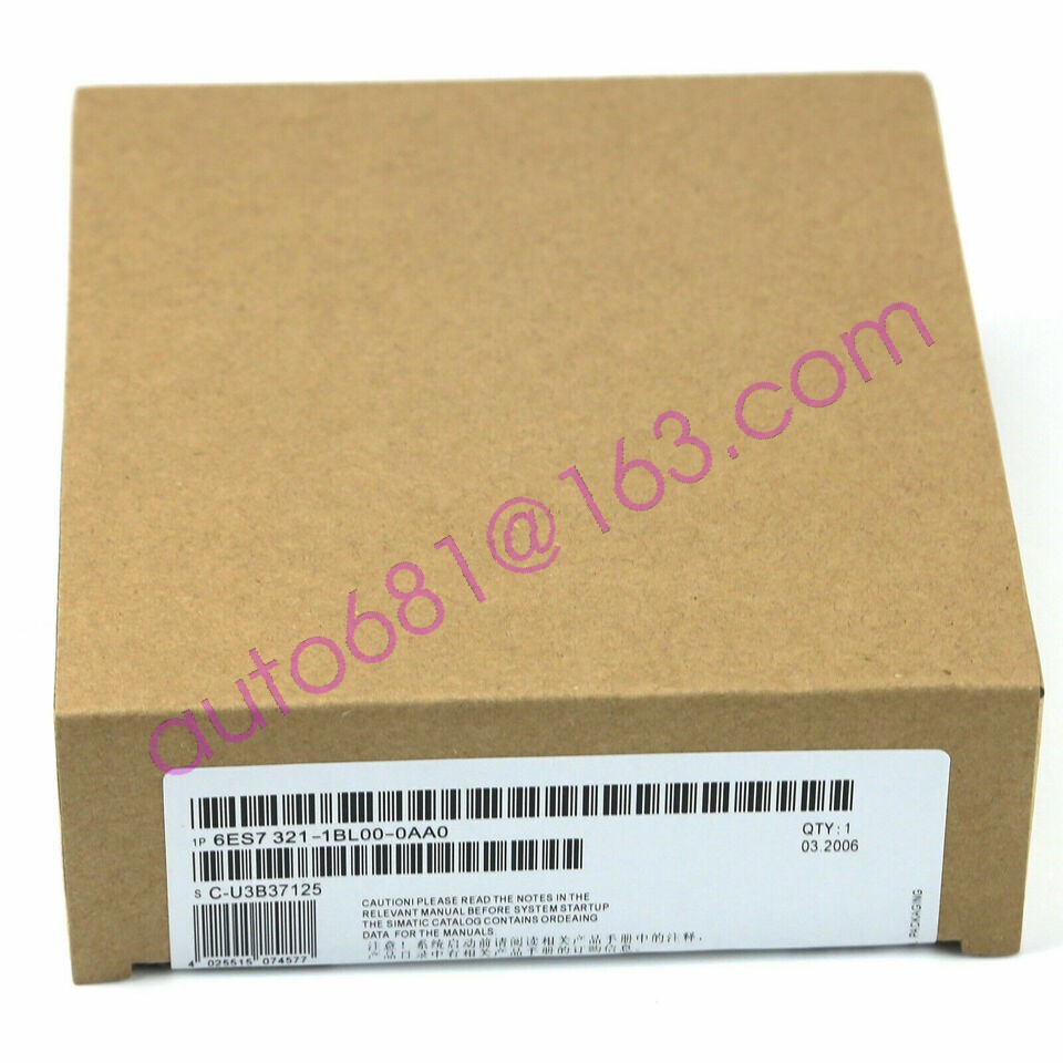 6ES7 321-1BL00-0AA0 NEW SIEMENS 6ES7321-1BL00-0AA0 S7-300 Digital Input Module