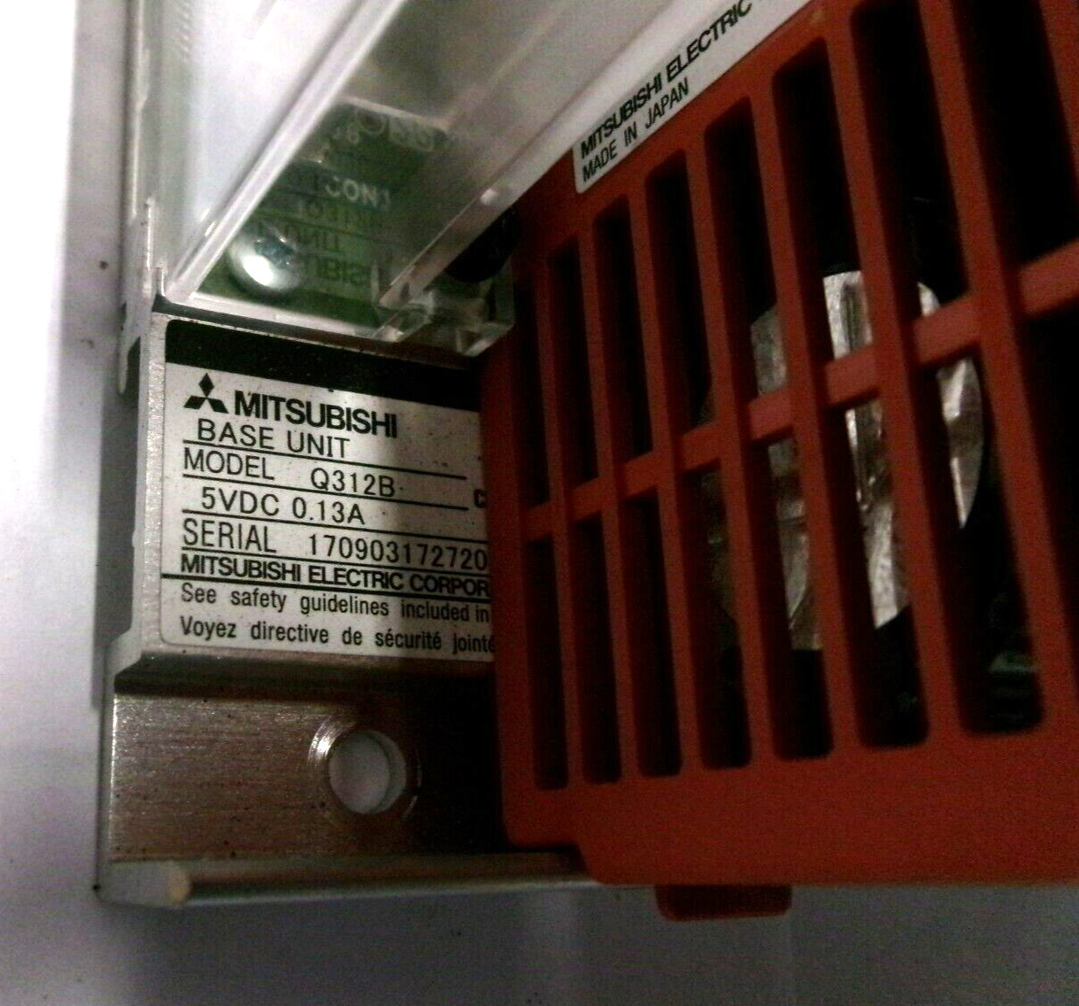 Mitsubishi BASE UNIT WITH Q02UCPU QX10 QY10 QY18A QX40 Q64AD Q61P SHIPS FAST USA