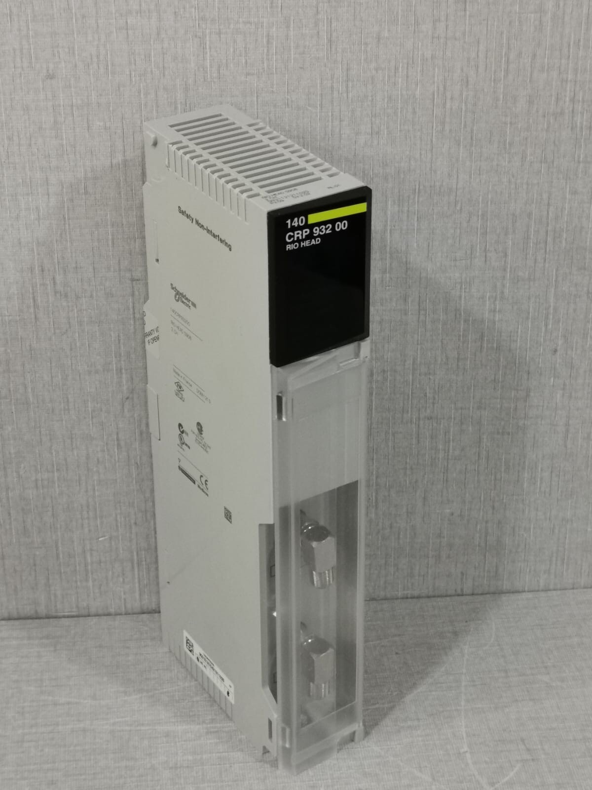 SCHNEIDER ELECTRIC 140CRP93200 PV.09/ SV 2.02 RIO HEAD-END ADAPTOR MODULE