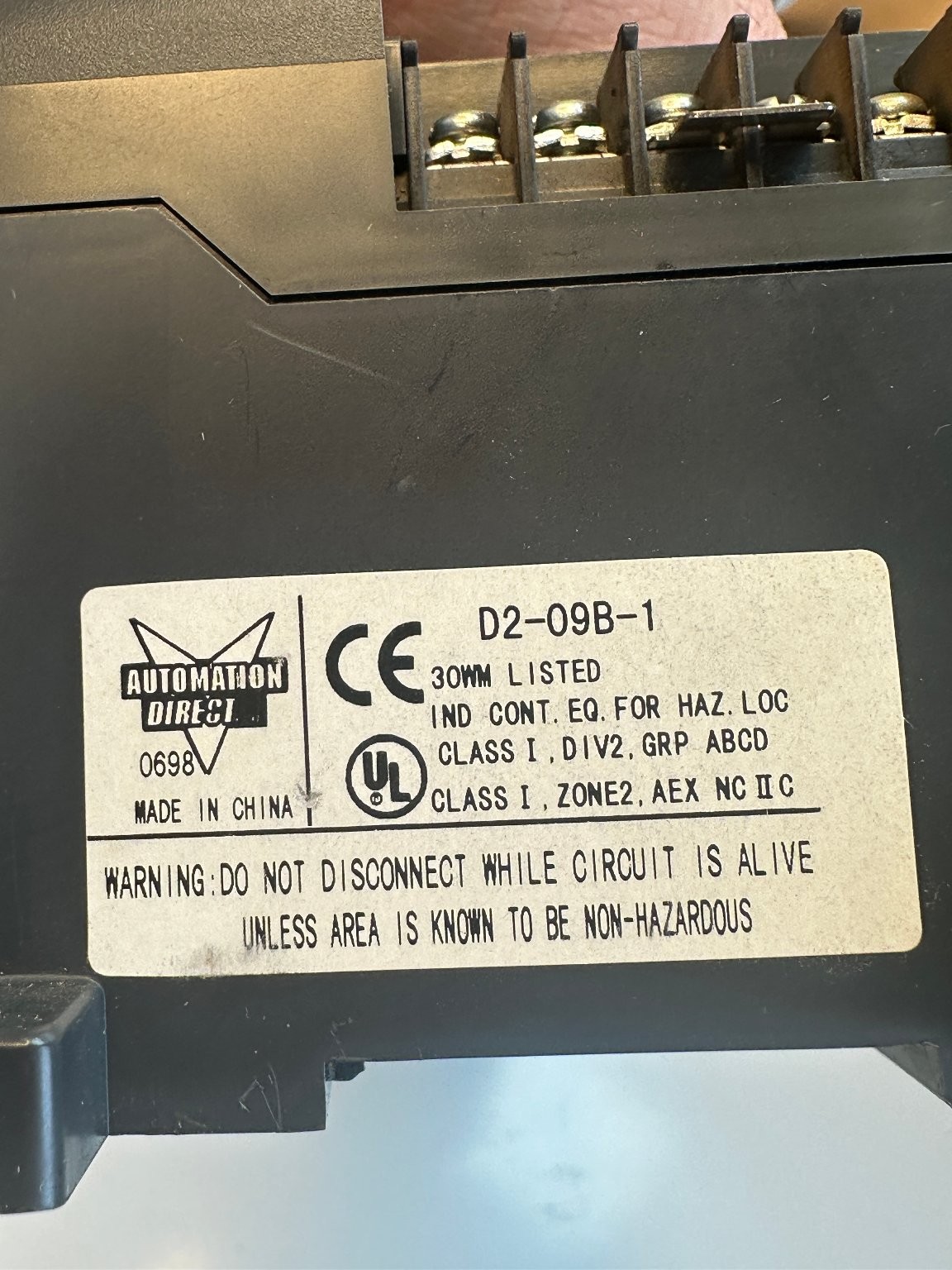 Automation Direct DirectLOGIC 205 PLC Base D2-09B-1 100-240V Koyo NEW