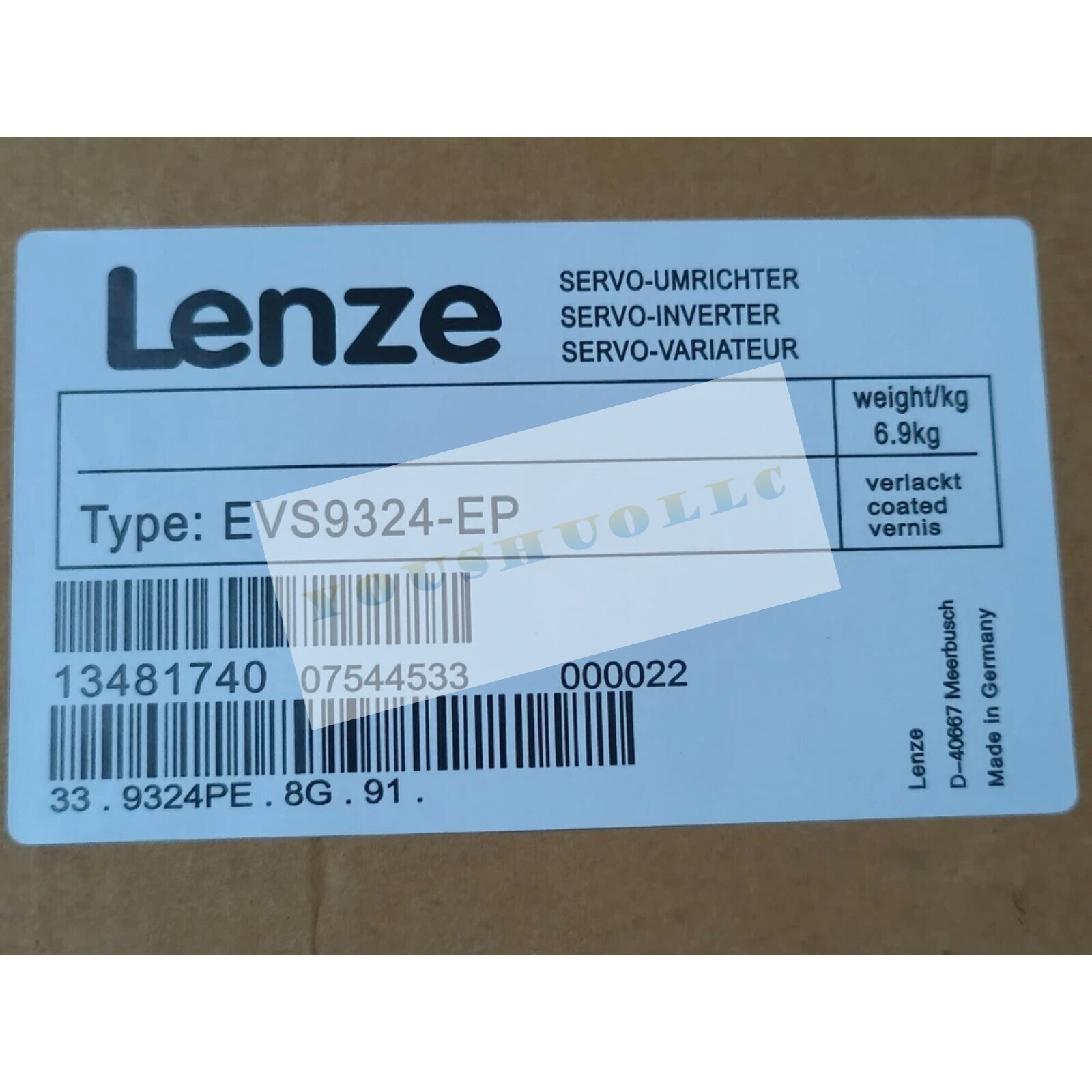 LENZE NEW IN BOX EVS9324-EP Servo Inverter Free Free Shipping
