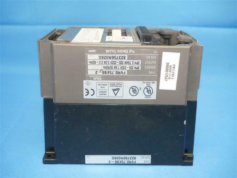 Fuji Electric FVR0.75E9S-2 FVR075E9S2 Inverter w/o Front Cover
