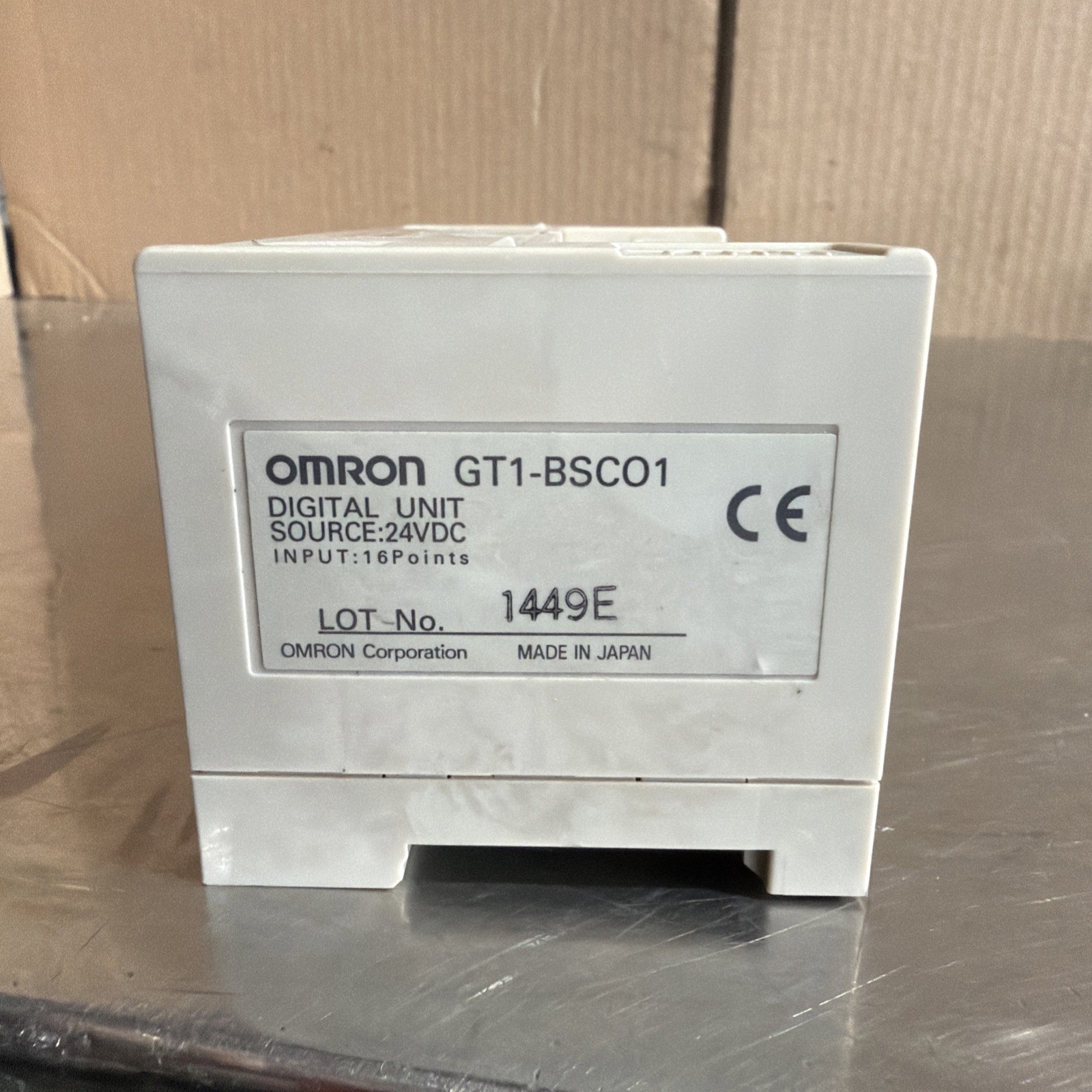 OMRON GT1-BSC01 DIGITAL INPUT UNIT 24VDC 16 POINT