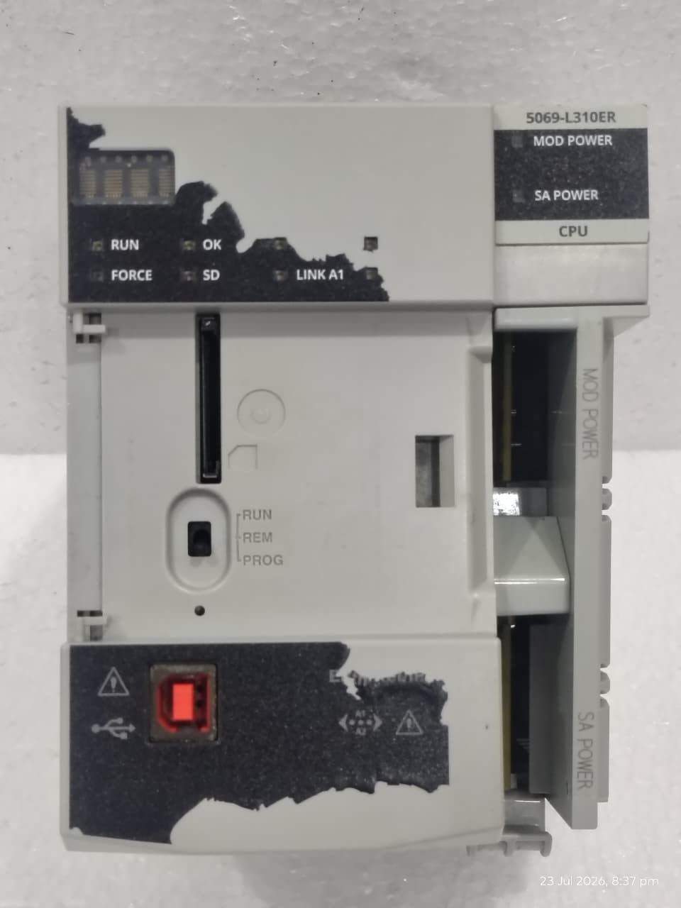 AB 5069-L310ER /A CompactLogix 5380 Controller SELL FOR PARTS ONLY NOT WORKING