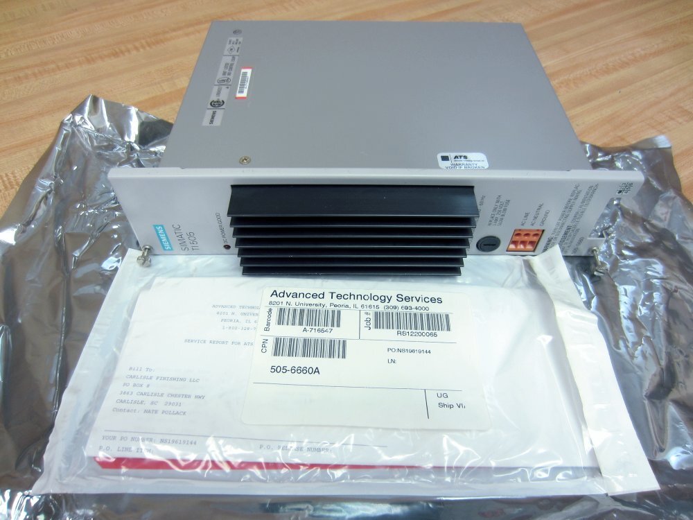 Siemens 505-6660 SIMATIC TI505 P/S Trip Unit TI505-6660 RS12200065