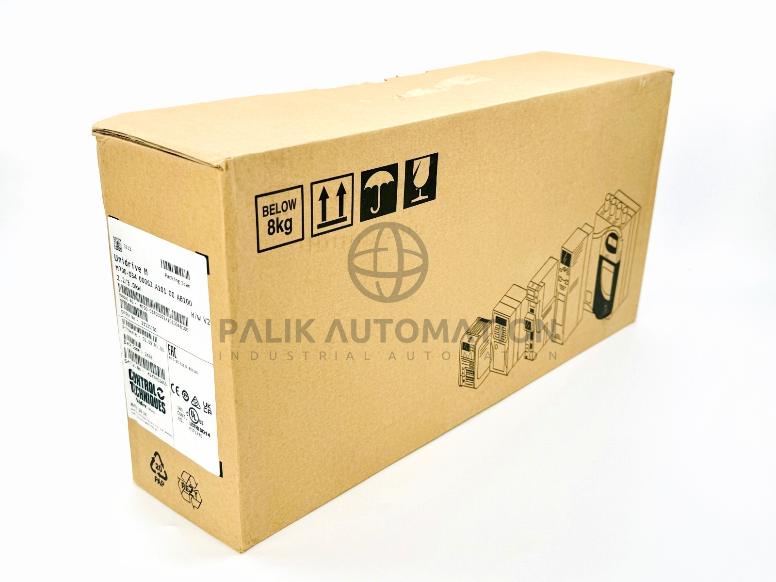 NIDEC Control Techniques M700-034 00062 A101 2.2/3.0KW + PANEL H/W V2 NEW