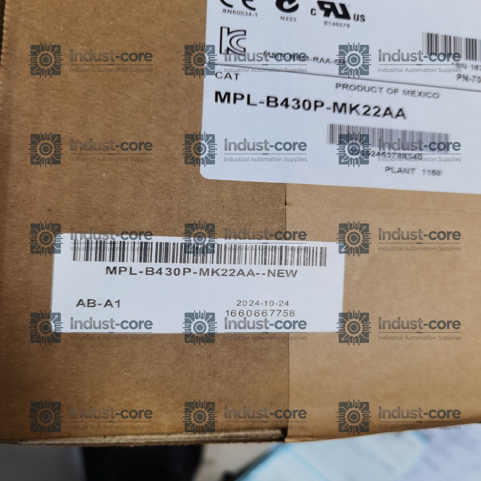 New MPL-B430P-MK22AA Servo Motor Low Inertia 480V AC