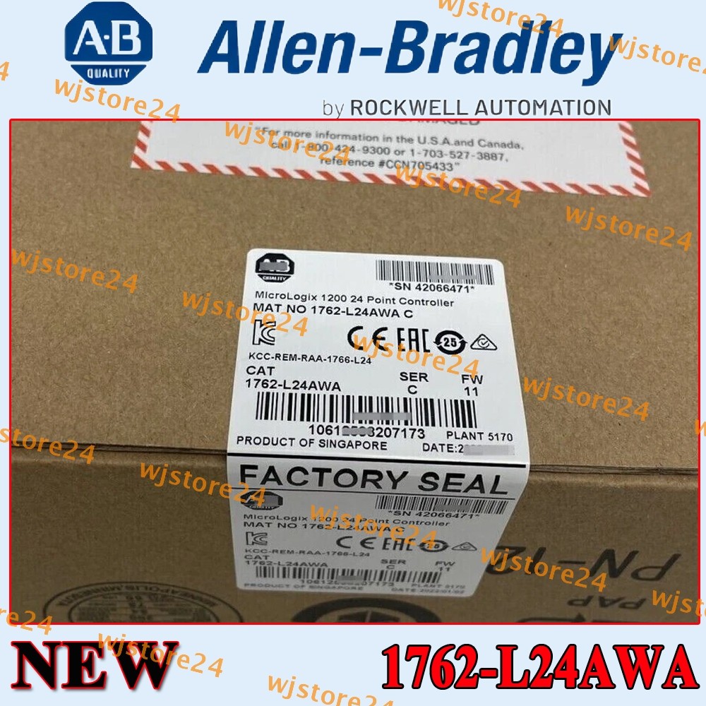 PLC-AB 1762-L24AWA / C AB MicroLogix 1200 24 Point Controller 1762 L24AWA