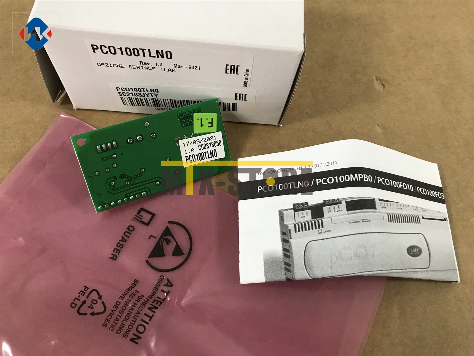 1QTY New CAREL Communication Card PCO100TLN0