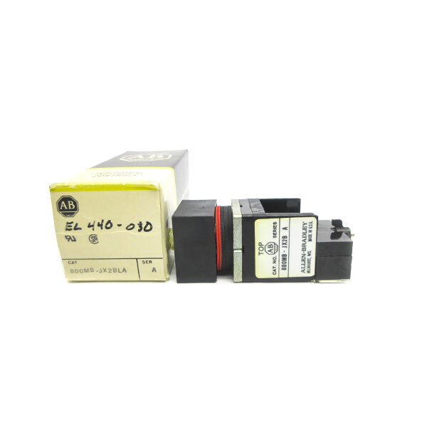 ALLEN BRADLEY 800MB-JX2BLA SER. A (BK/YL) NSMP