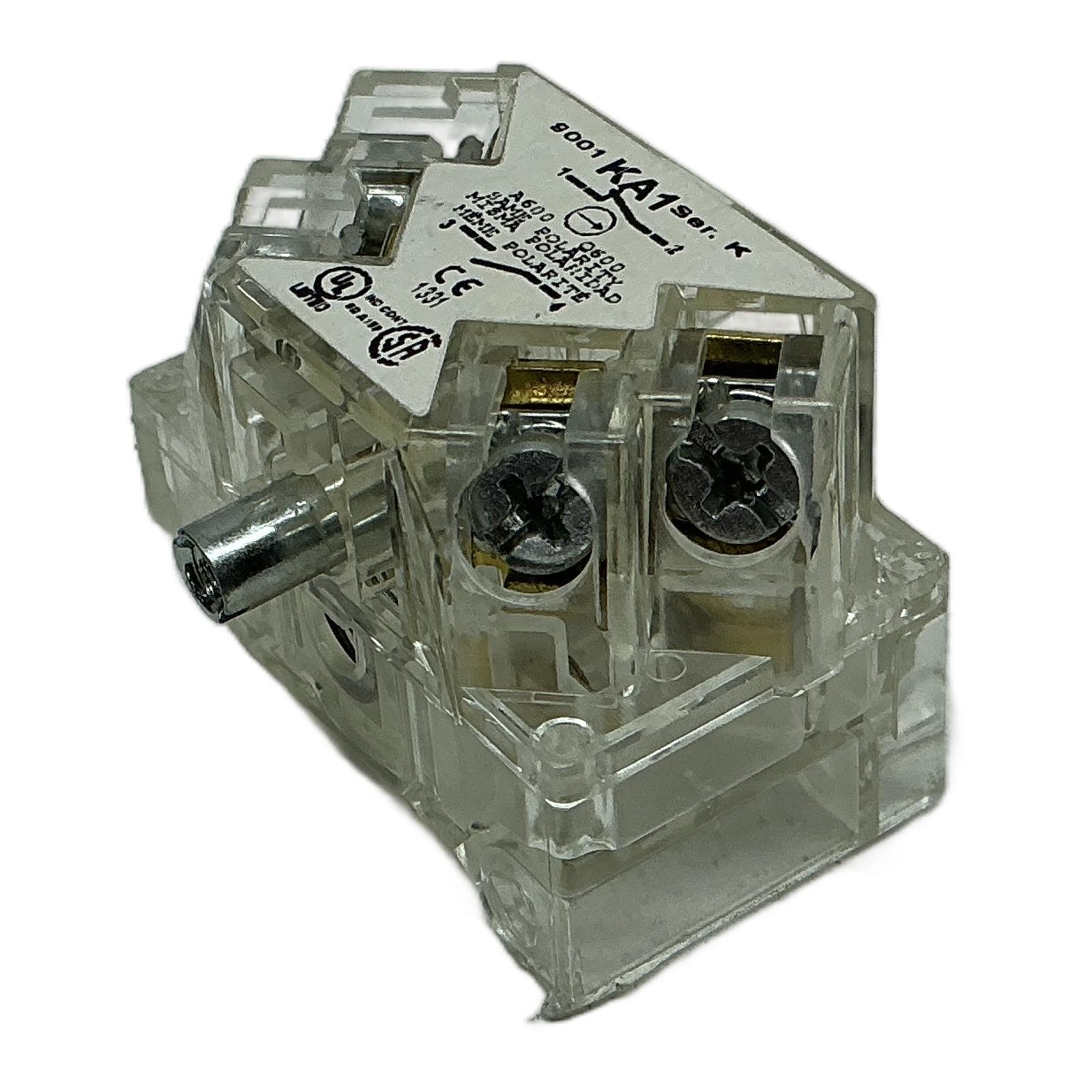 9001KA1 Ser. K SCHNEIDER ELECTRIC, Schneider Electric Contact Block 1NO 1NC ….