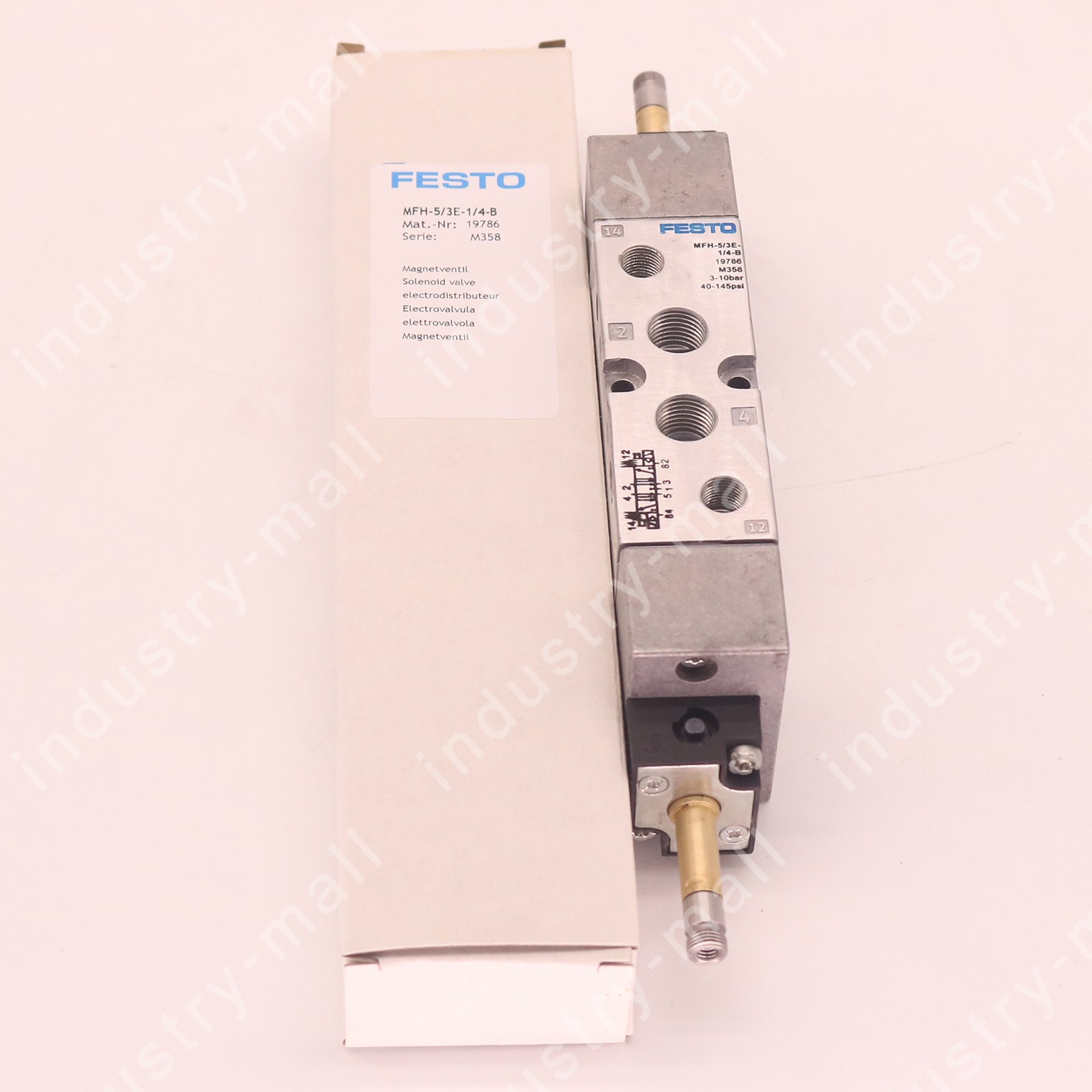 1pcs New festo MFH-5/3E-1/4-B 19786 solenoid valve Fast Delivery