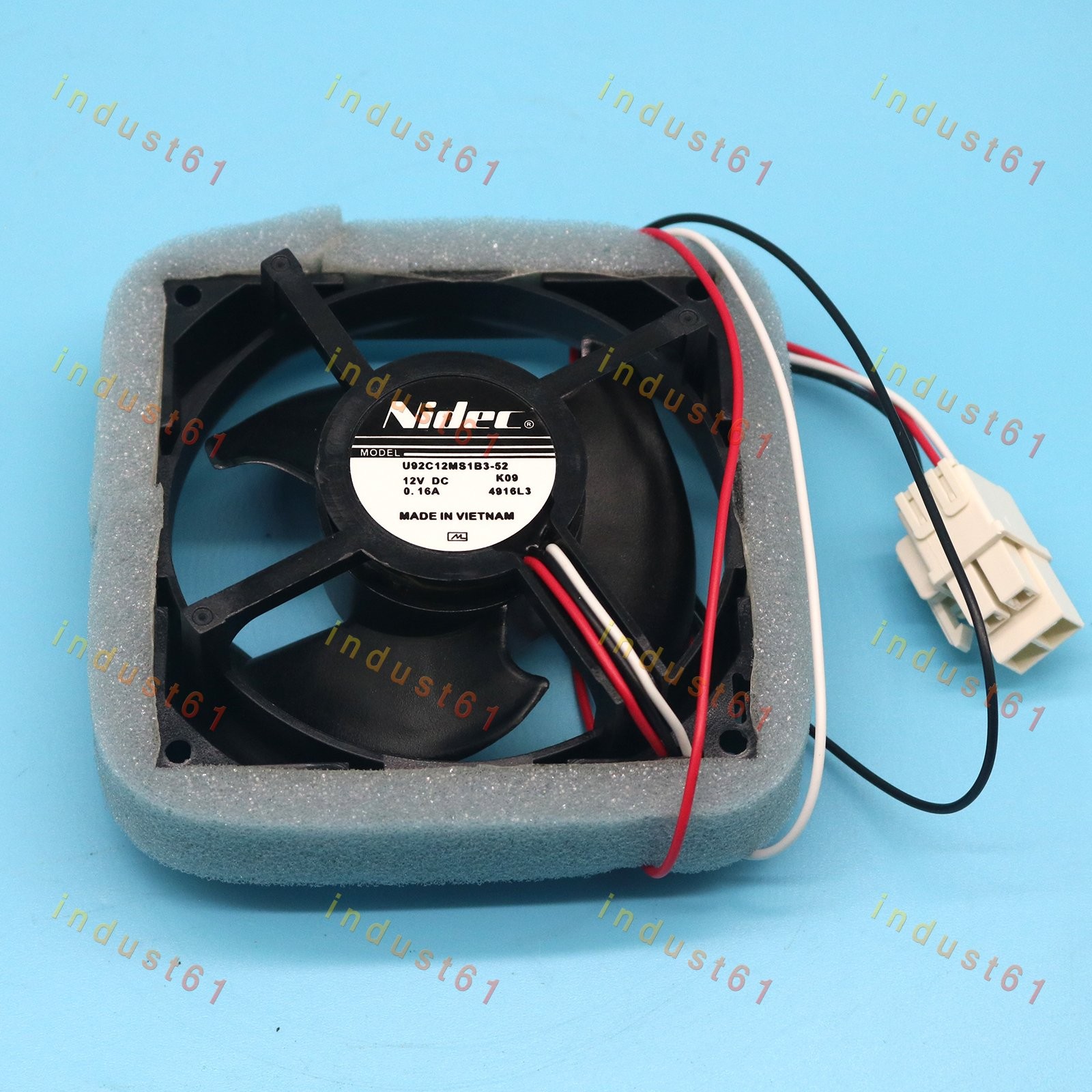 1pcs For Samsung Refrigerator Fan New Nidec Fan U92C12MS1B3-52 12V 0.16A