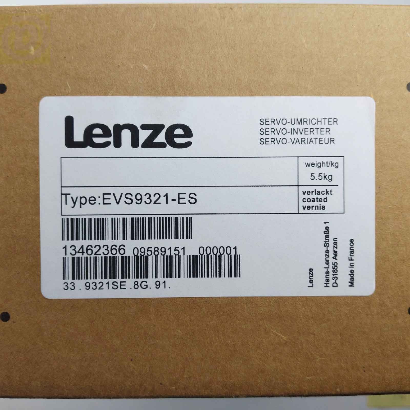 EVS9321-ES 1PCS New Sealed Lenze EVS9321-ES Servo Inverter