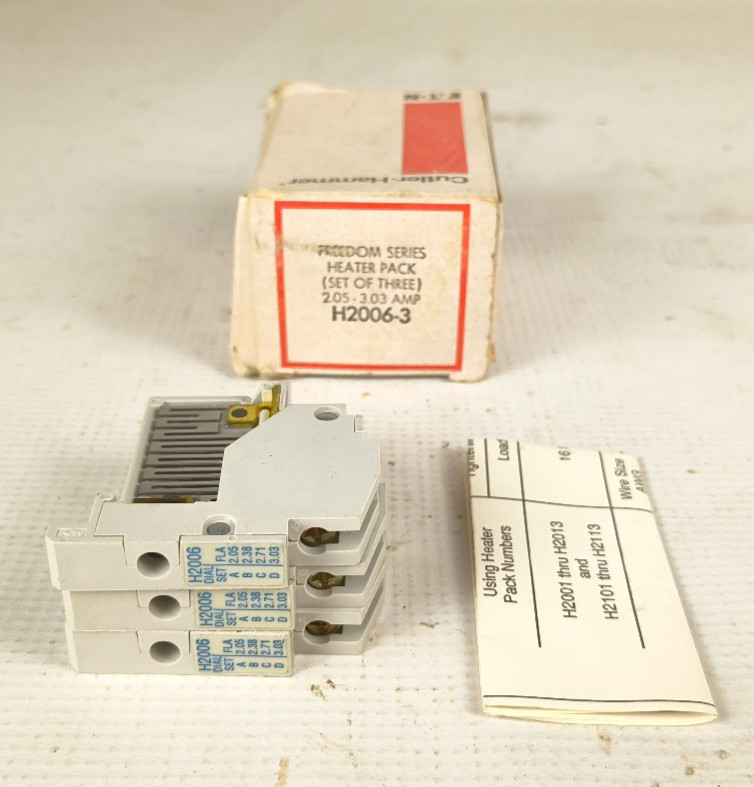 Eaton Cutler Hammer H2005B-3 Heater Element – Next Day Option – New Old Stock