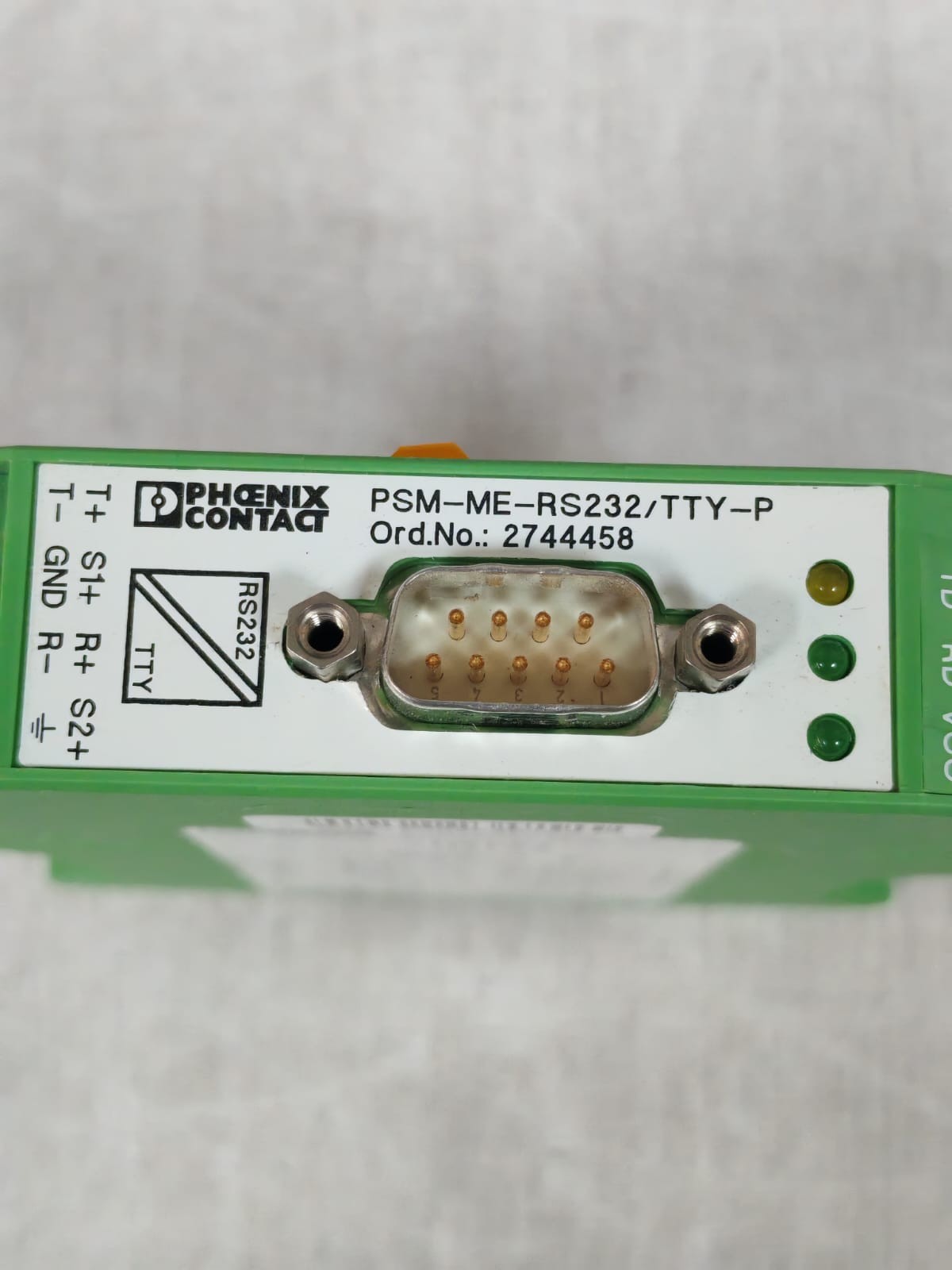 PHOENIX CONTACT PSM-ME-RS232/TTY-P 2744458 INTERFACE CONVERTER-NEW W/O BOX