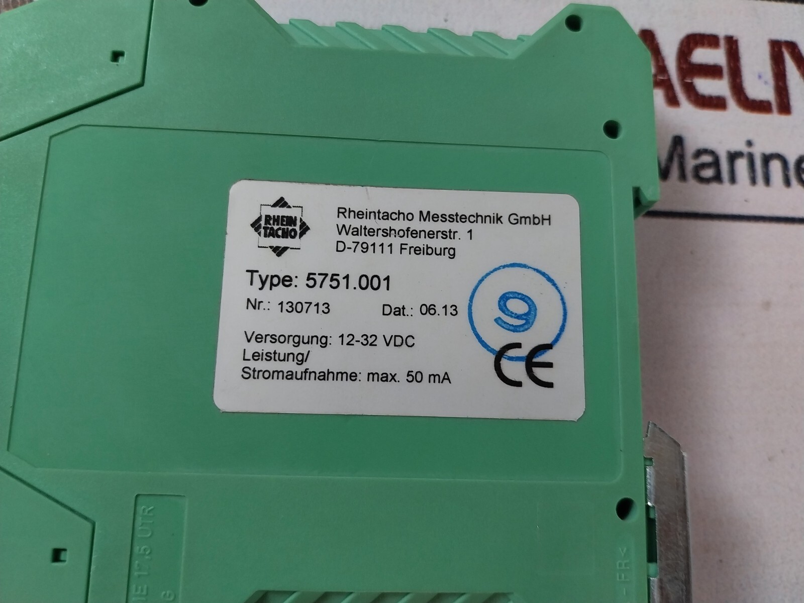 Rheintacho 5751.001 Rotational Direction Sensor With Enable Input 12-32Vdc