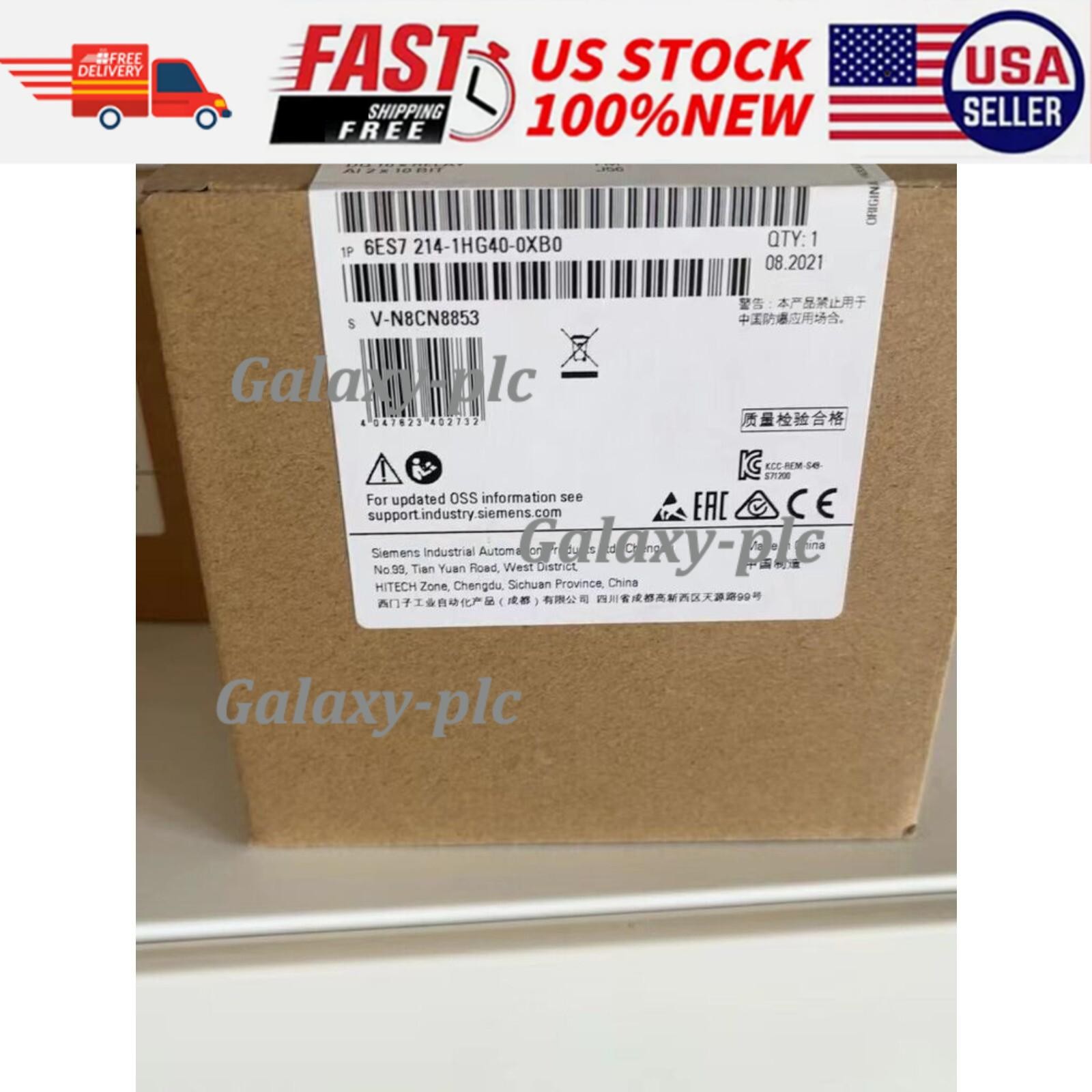 New Siemens 6ES7214-1HG40-0XB0 6ES72141HG400XB0 SIMATIC S7-1200 CPU 1214C
