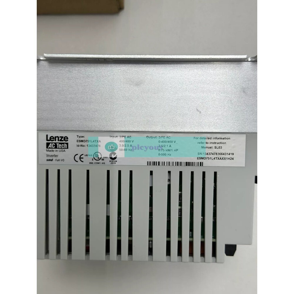 NEW LENZE frequency converter ESMD751L4TXA 380V 0.75KW 1PC