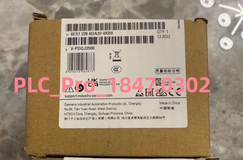 6ES7226-6DA32-0XB0 1PCS Brand New SIEMENS 6ES7 226-6DA32-0XB0 Fast ship