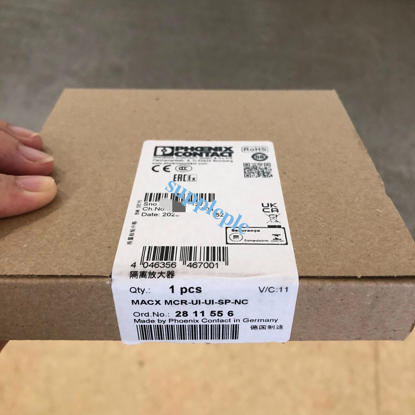 1PC Brand New PHOENIX CONTACT MACX MCR-UI-UI-SP-NC 2811556 Isolation Amplifier